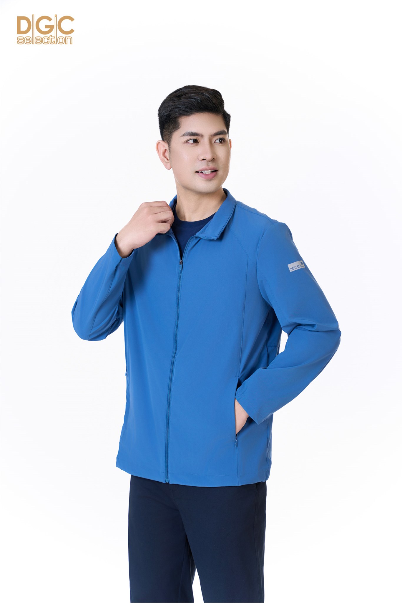 Ảnh của Áo khoác gió 1 lớp cổ đứng